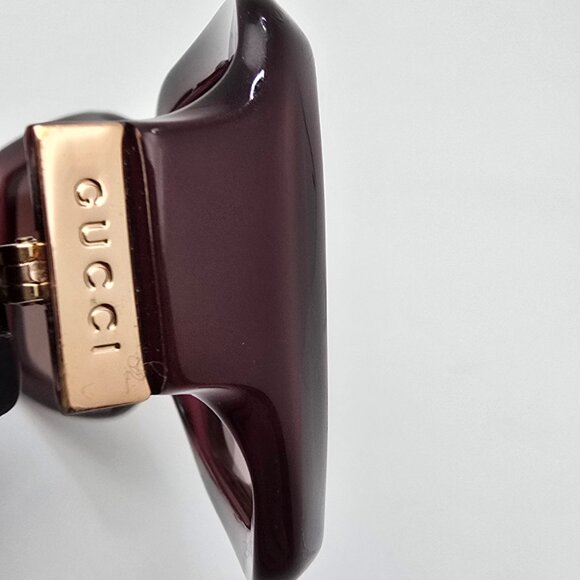Gucci GG3506/S WO1J6 Bordeaux Opal Frame Brown Gradient Lens Sunglasses Italy main image 9